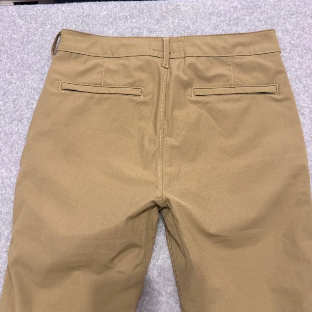 American Eagle Active Flex Khaki Tan Tapered Tech Pants Mens 29x32 Articulated